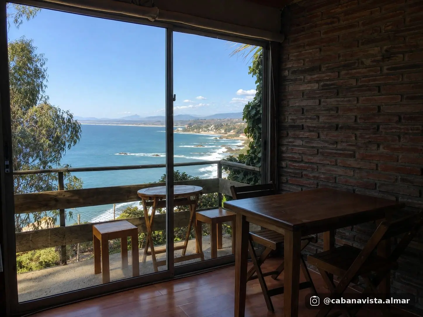 Cabaña con vista al mar en Concón
